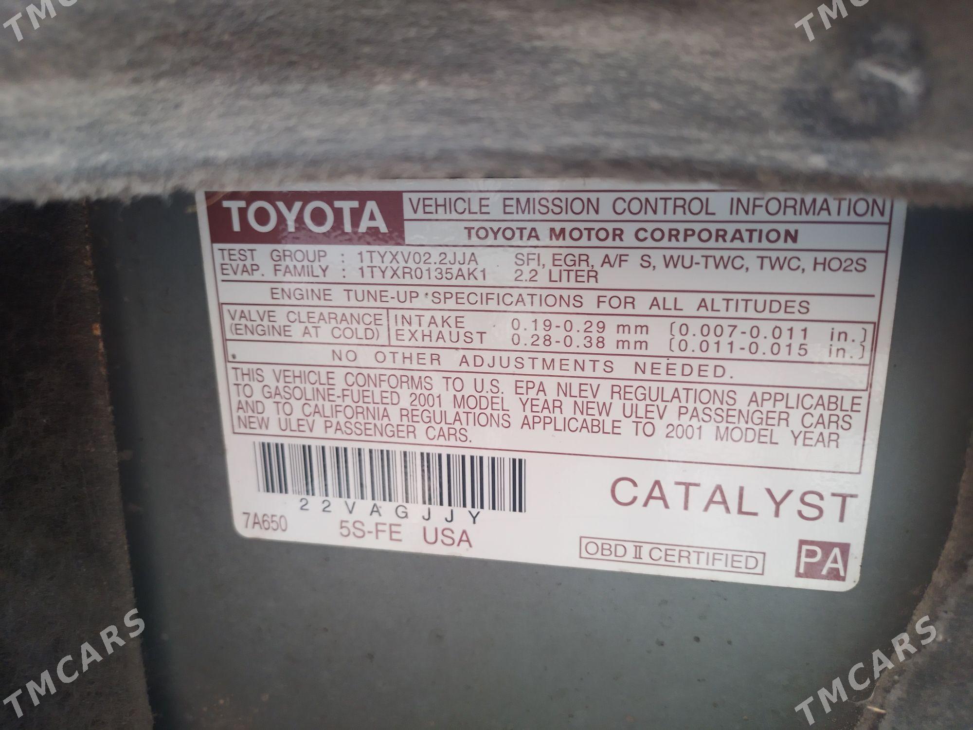 Toyota Camry 2000 - 190 000 TMT - Türkmenbaşy etr. - img 5