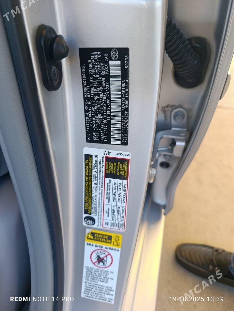 Toyota Camry 2011 - 220 000 TMT - Mary - img 5