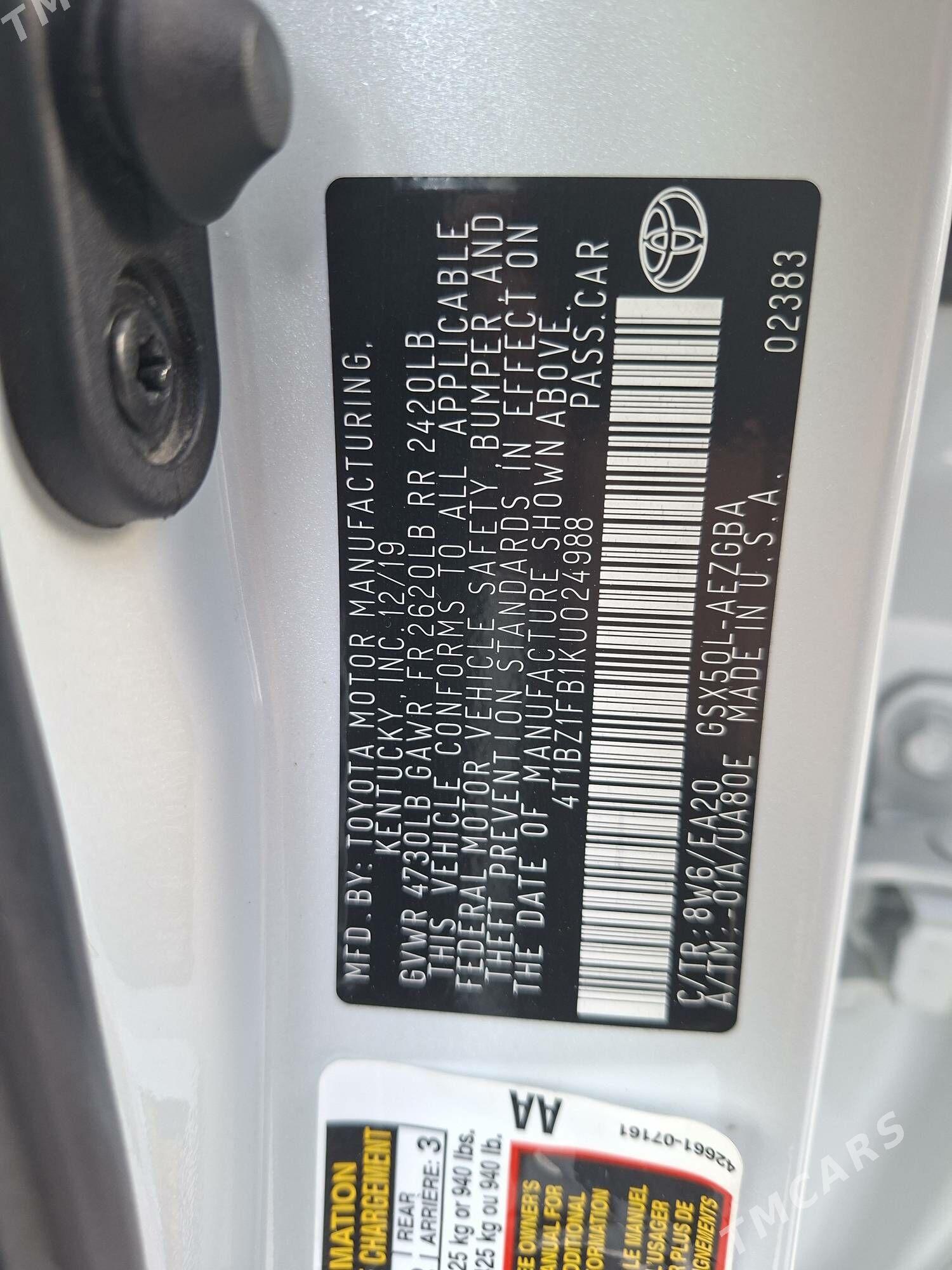 Toyota Avalon 2019 - 390 000 TMT - Sowetskiý köç. (Garaşsyzlyk şaýoly) - img 7