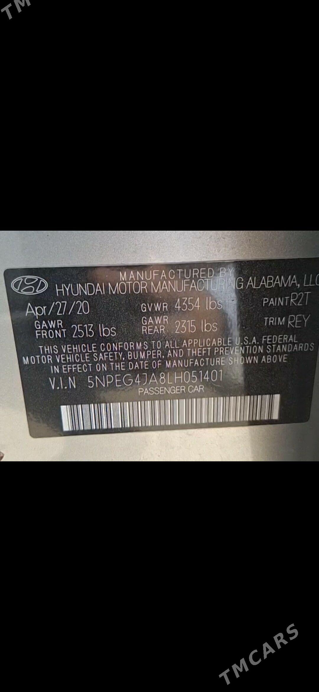 Hyundai Sonata 2020 - 250 000 TMT - Дашогуз - img 9