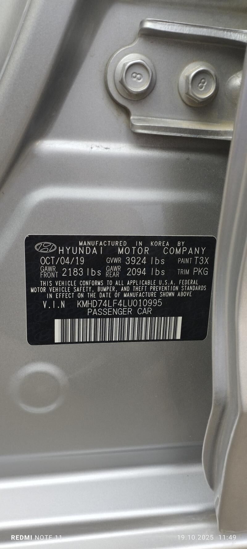 Hyundai Elantra 2020 - 220 000 TMT - Мары - img 8