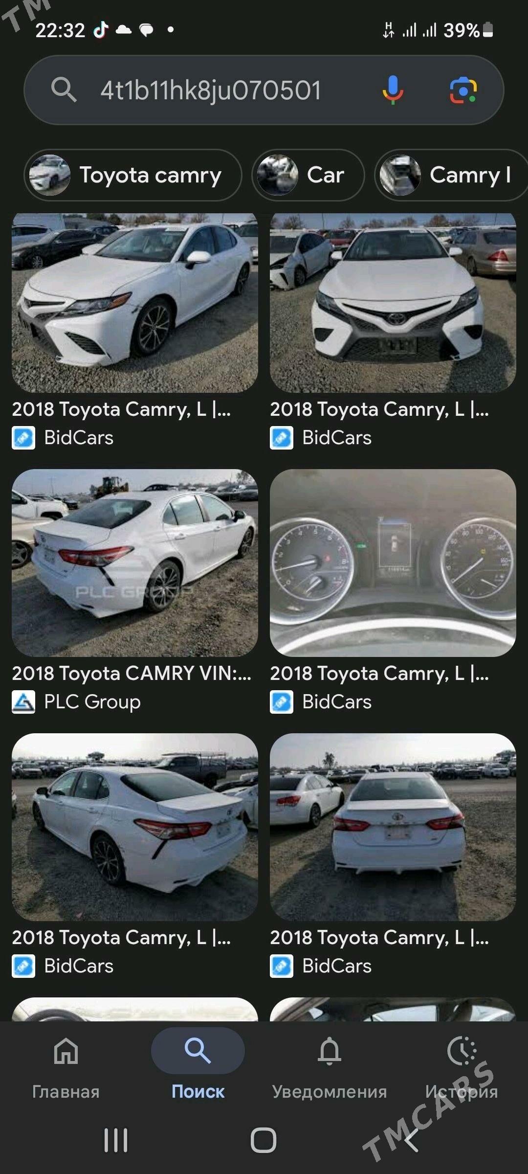 Toyota Camry 2018 - 340 000 TMT - Бедев - img 1