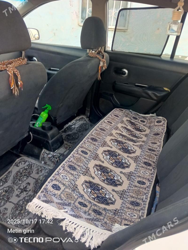 Nissan Versa 2009 - 125 000 TMT - Ak bugdaý etraby - img 3