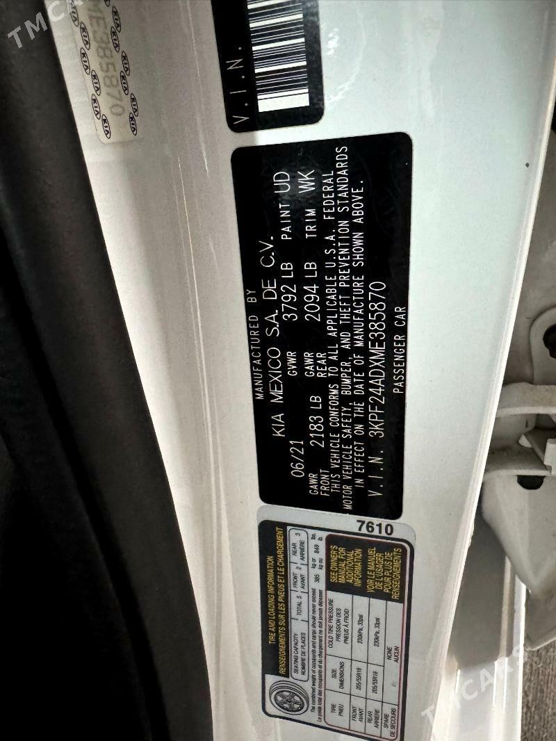 Kia Forte 2021 - 235 000 TMT - Ашхабад - img 8