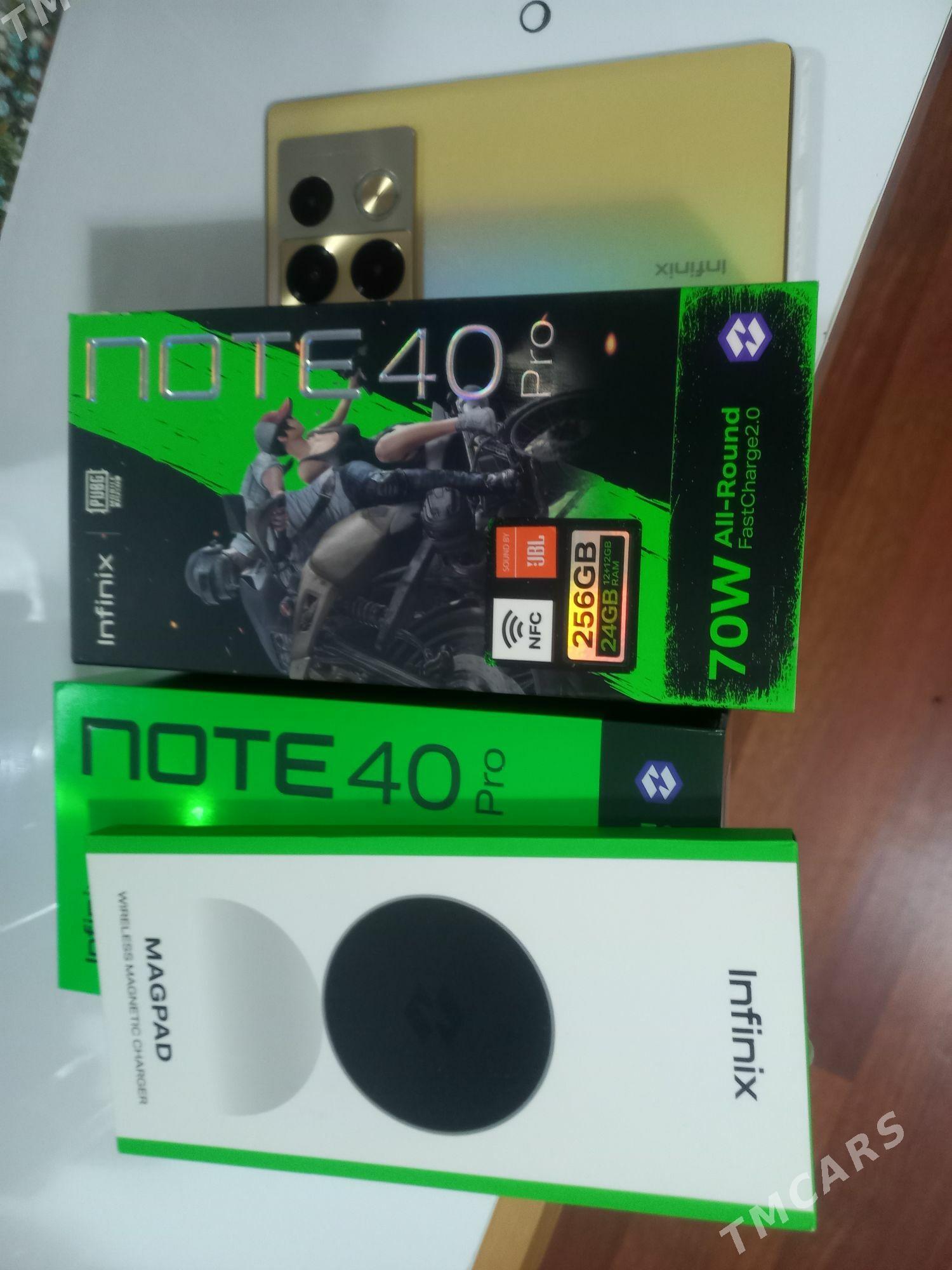 infinix NOTE 40 Pro 12+12 256 - Balkanabat - img 1