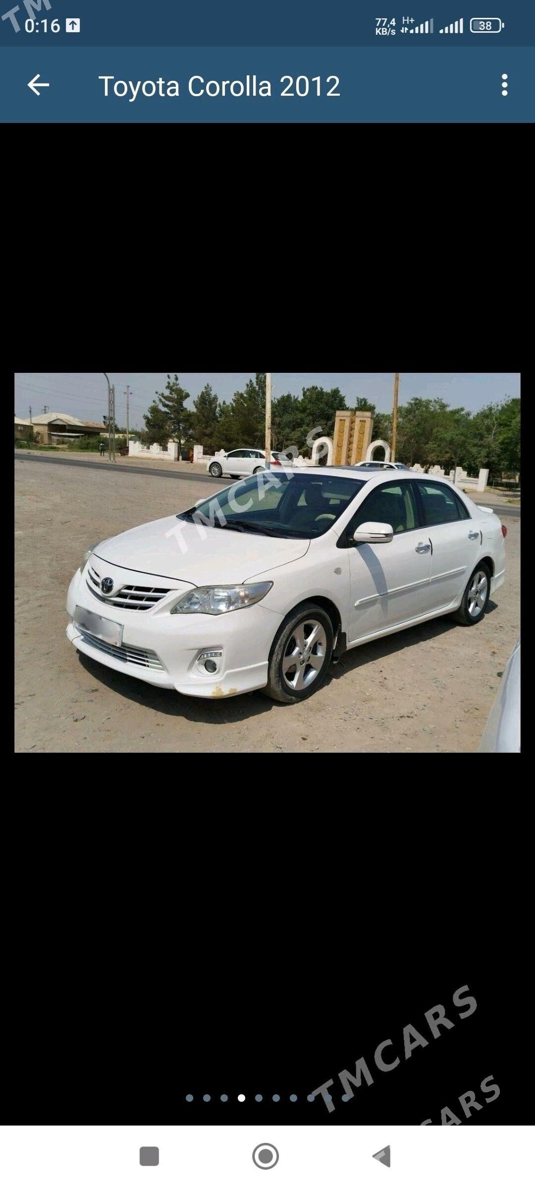 Toyota Corolla 2012 - 175 000 TMT - Мары - img 4