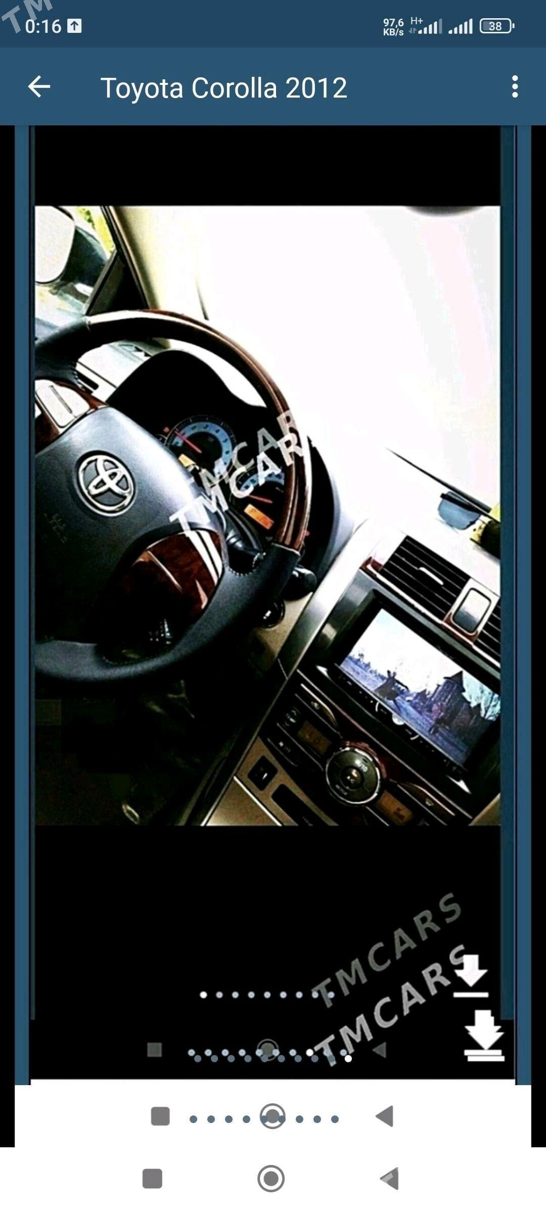Toyota Corolla 2012 - 175 000 TMT - Мары - img 10