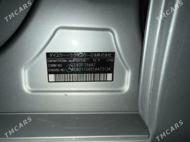 Mercedes-Benz E320 2004 - 170 000 TMT - Туркменабат - img 10