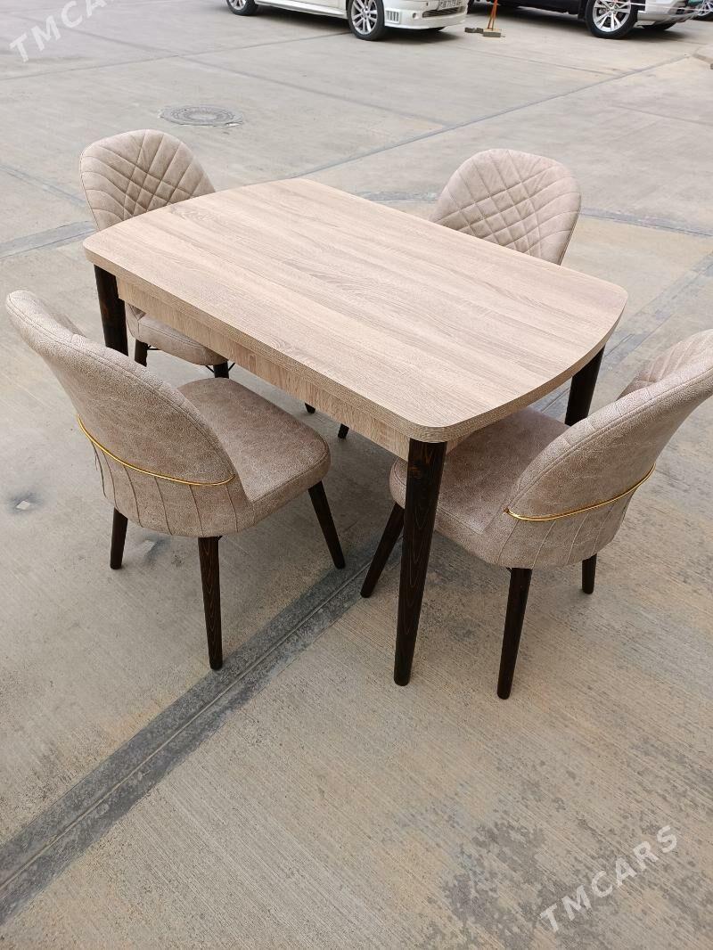 Stol 4 adamlyk komplekt - Ашхабад - img 1