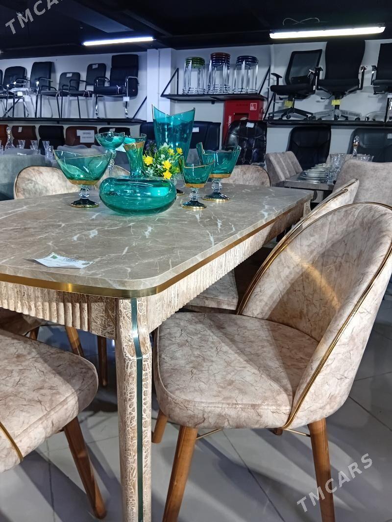 Atlas stol stul 8 adamlyk - Ашхабад - img 4