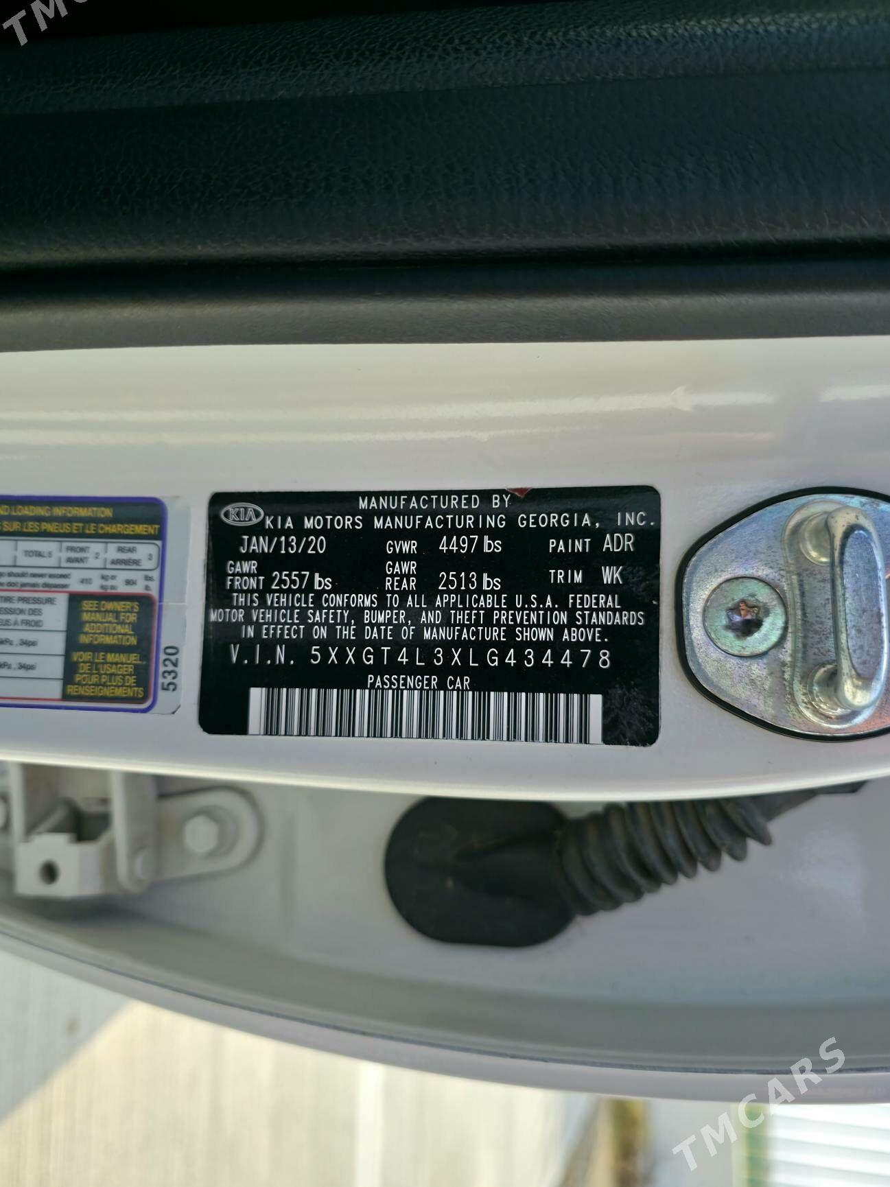 Kia Optima 2020 - 250 000 TMT - Aşgabat - img 8