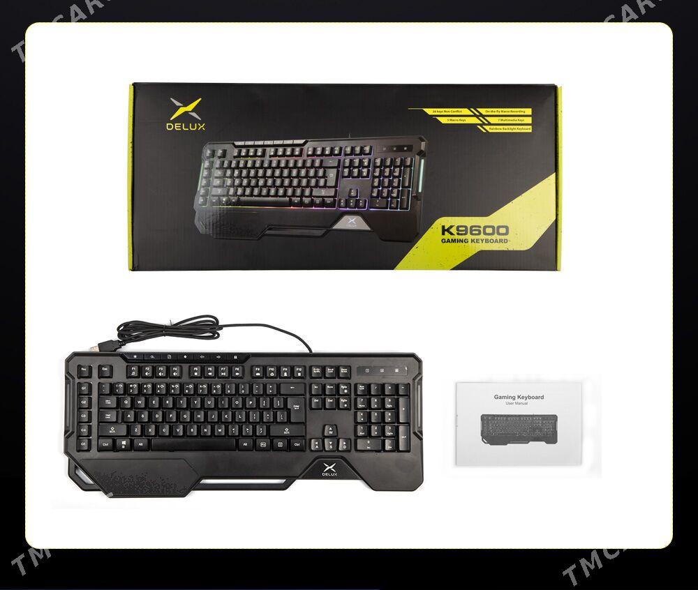 Delux Gaming Keyboard K9600 - Aşgabat - img 5