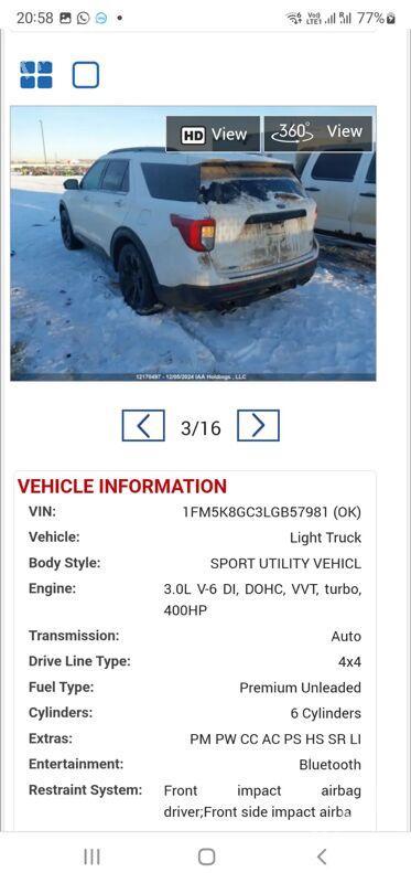 Ford Explorer 2021 - 539 000 TMT - Ашхабад - img 6