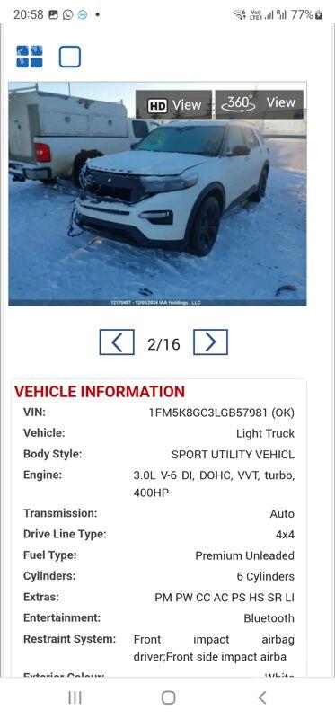 Ford Explorer 2021 - 539 000 TMT - Ашхабад - img 5