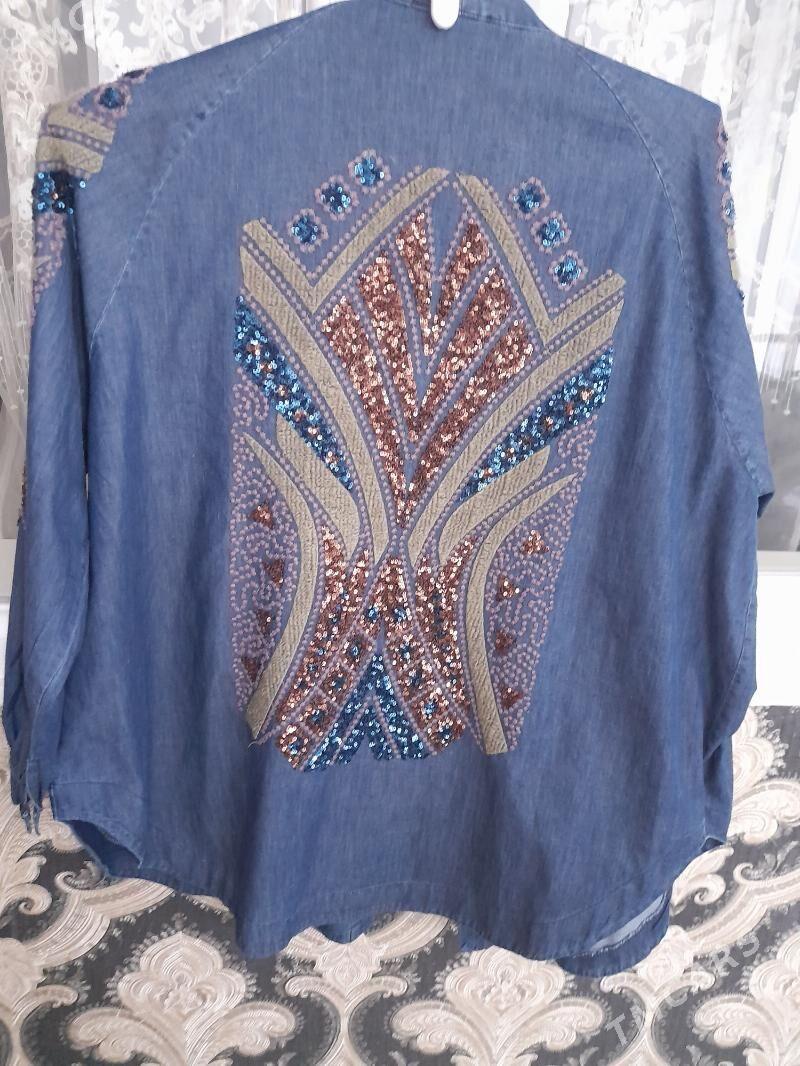 кардиган джинсовый болшой - Ашхабад - img 2