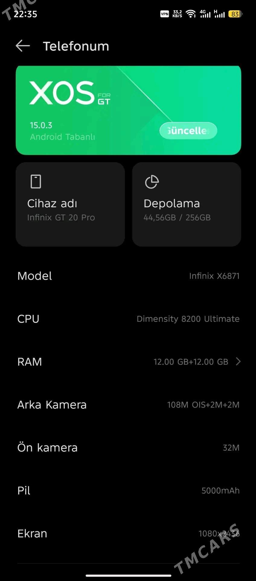 İnfinix GT20 pro - Туркменабат - img 9
