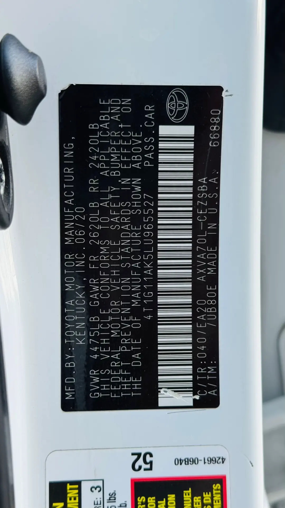 Toyota Camry 2020 - 280 000 TMT - Керки - img 7