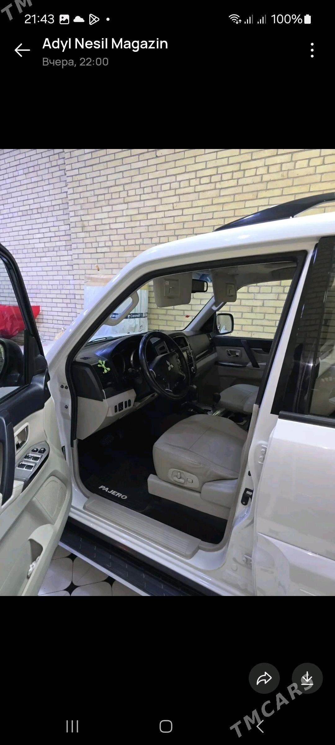 Mitsubishi Pajero 2015 - 360 000 TMT - Дянев - img 8