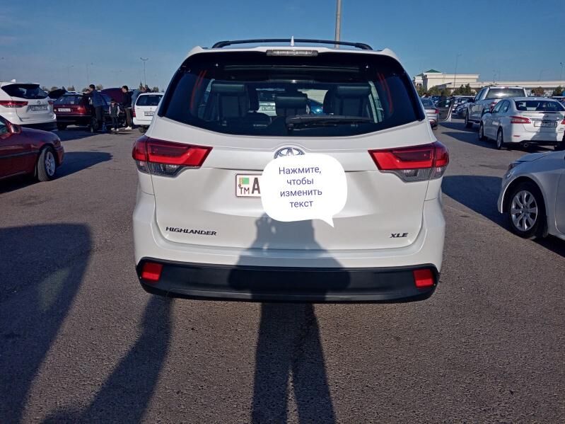 Toyota Highlander 2018 - 480 000 TMT - Сакар - img 2