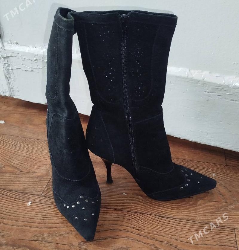 Замшевые сапоги - Мары - img 2