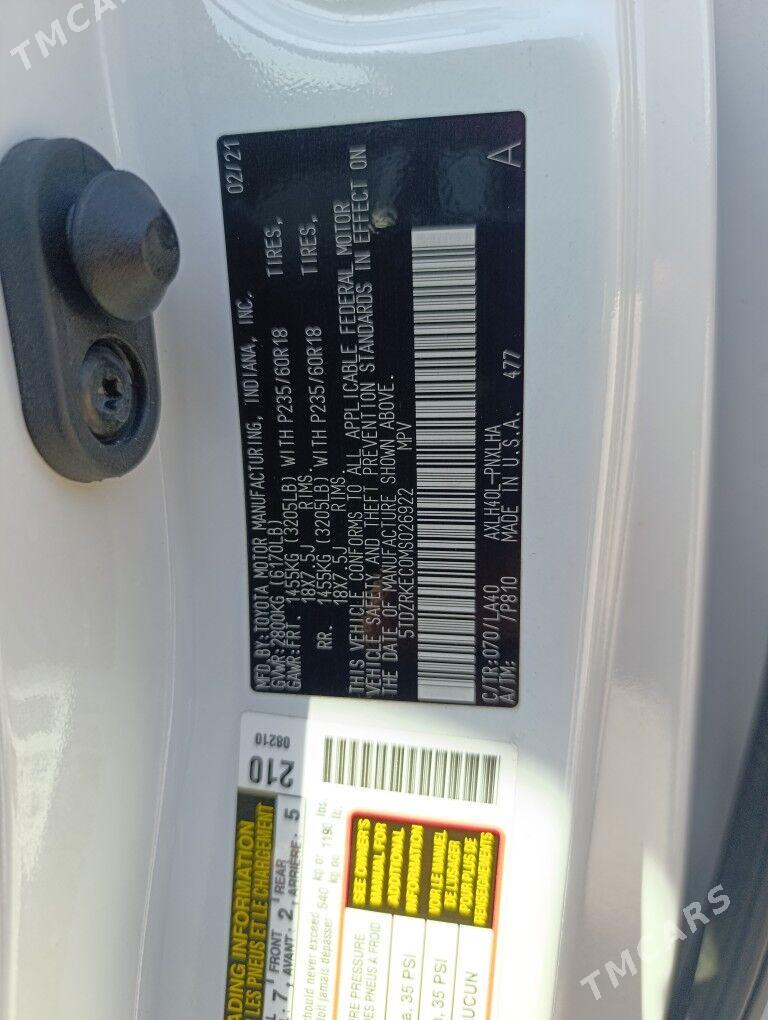 Toyota Sienna 2021 - 550 000 TMT - Büzmeýin - img 10