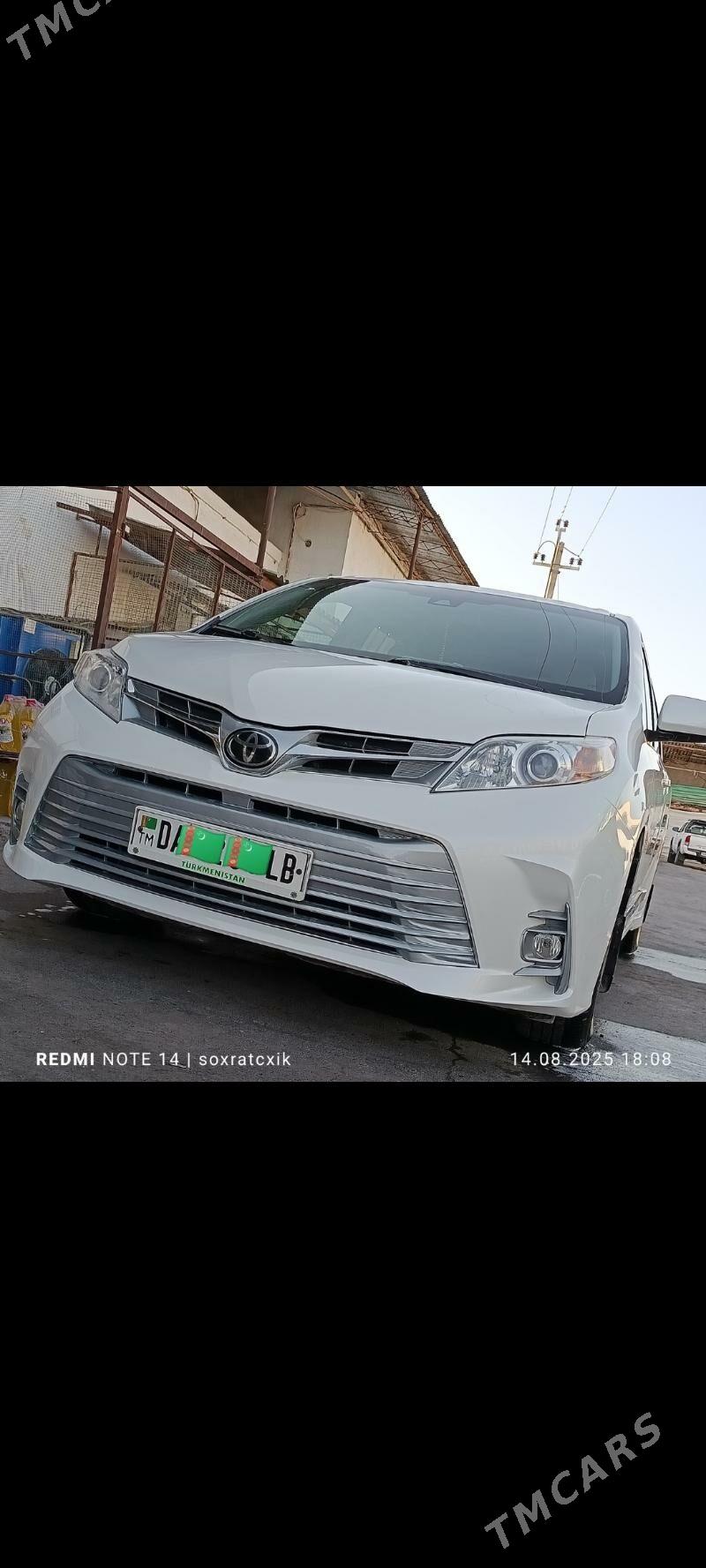 Toyota Sienna 2019 - 480 000 TMT - Туркменабат - img 2