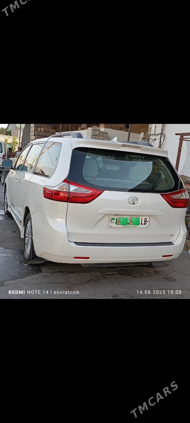 Toyota Sienna 2019 - 480 000 TMT - Туркменабат - img 4