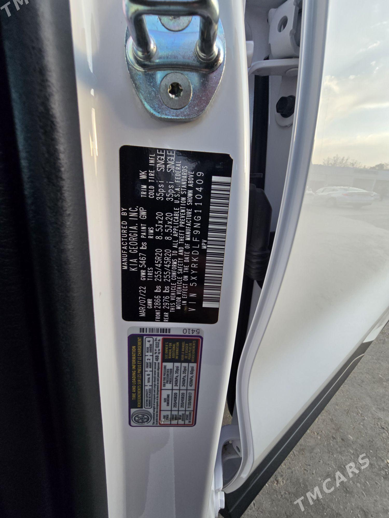 Kia Sorento 2022 - 646 000 TMT - Ашхабад - img 7
