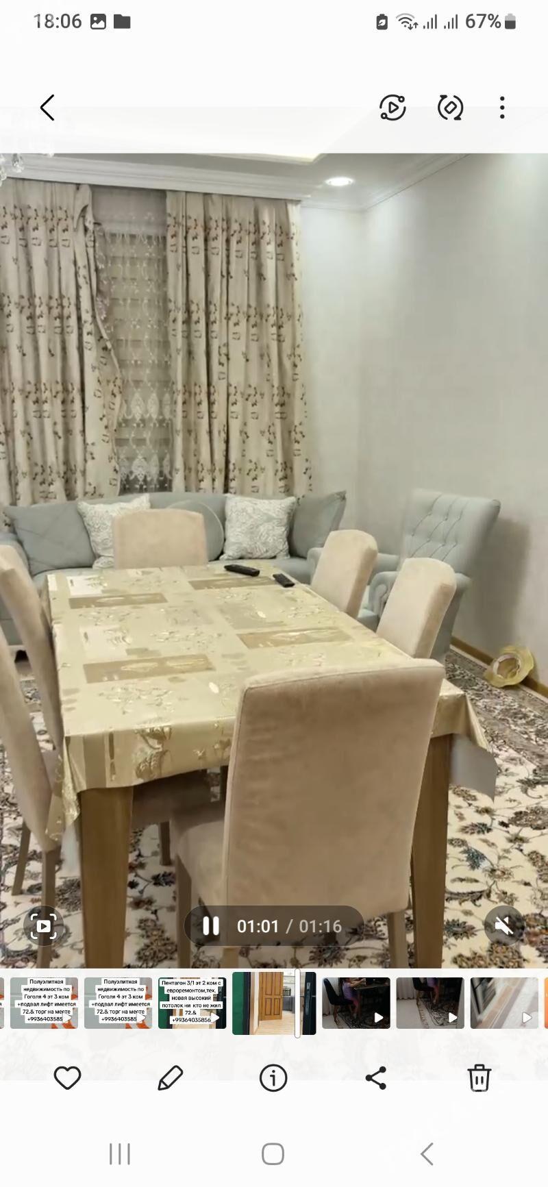 ПЕНТАГОН 3/1ЭТ 2 КОМ - Türkmenbaşy şaýoly - img 5