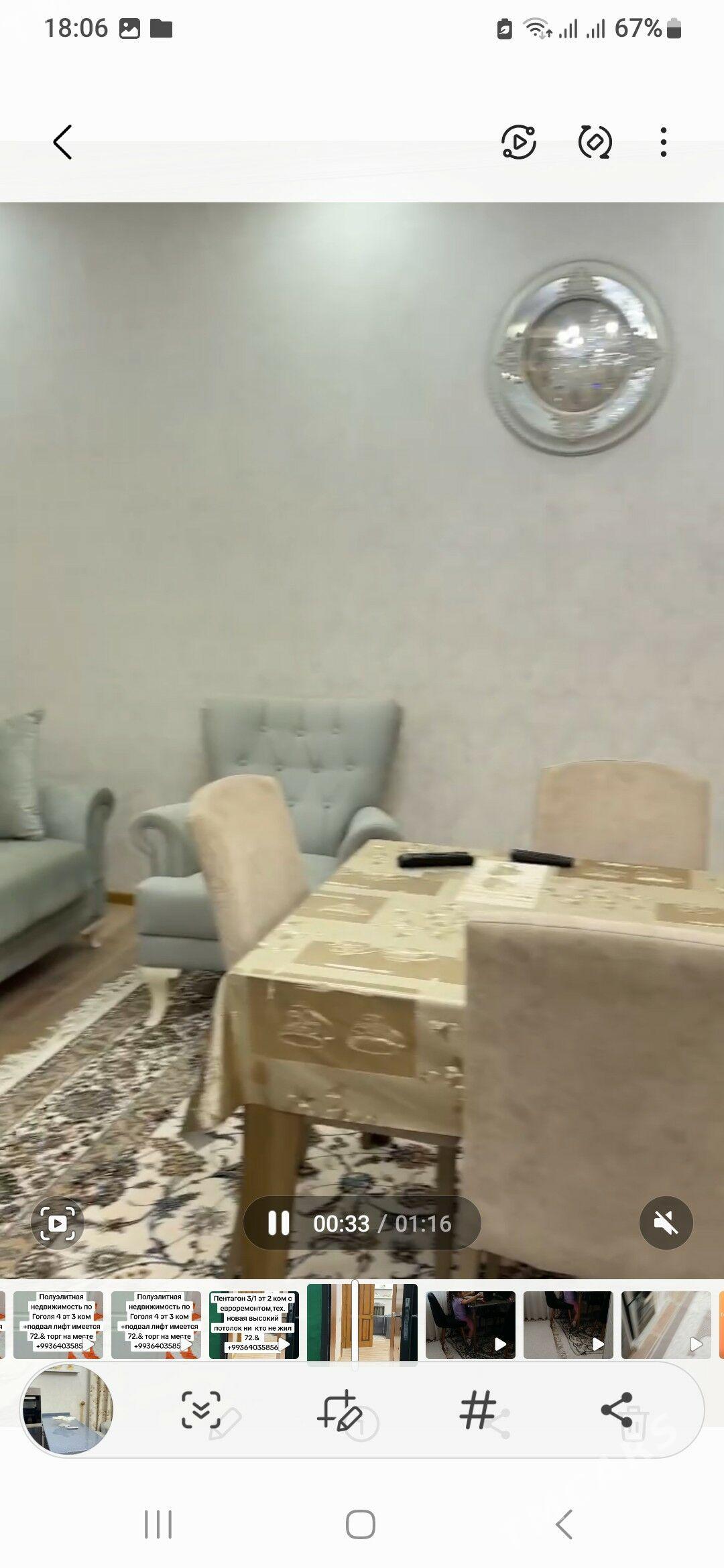 ПЕНТАГОН 3/1ЭТ 2 КОМ - Türkmenbaşy şaýoly - img 4