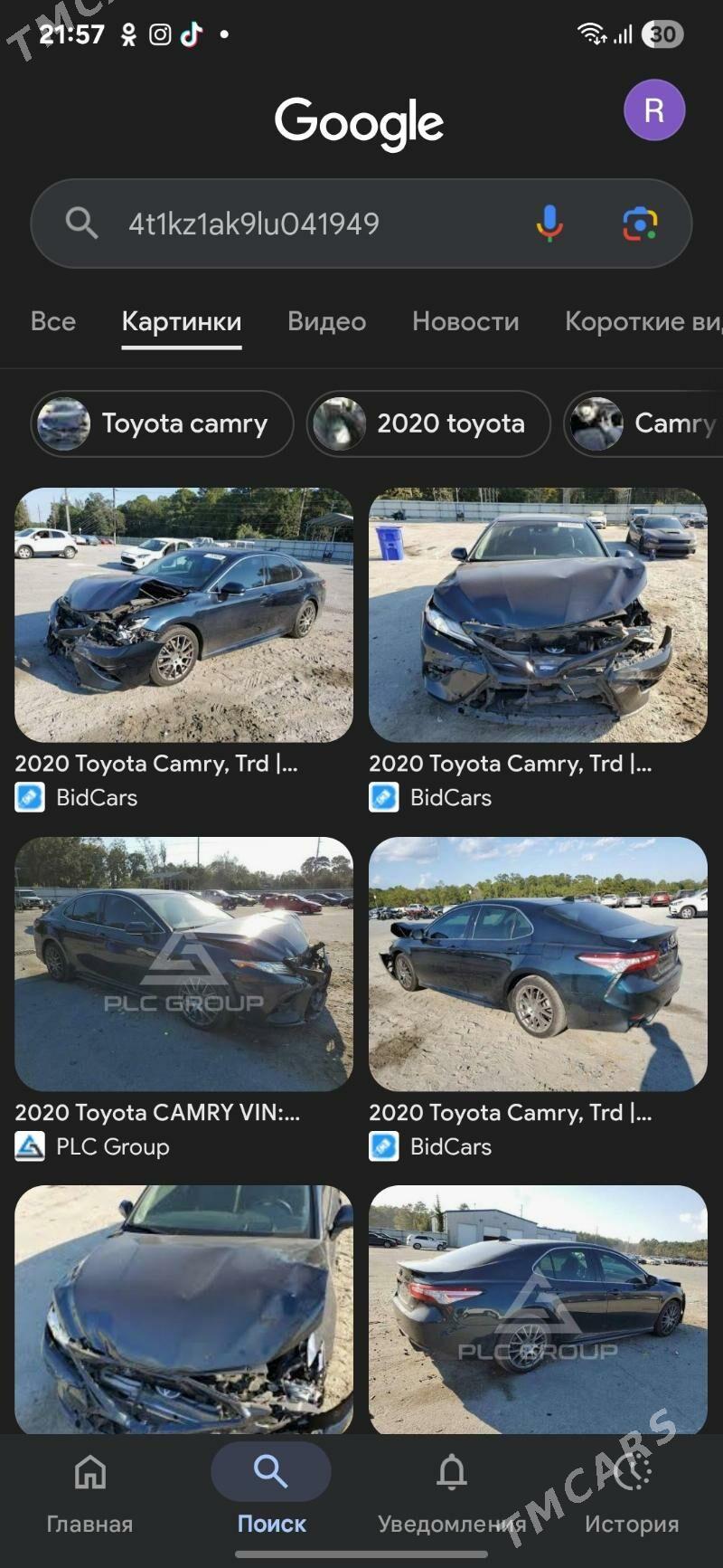 Toyota Camry 2020 - 380 000 TMT - 2 mkr - img 7