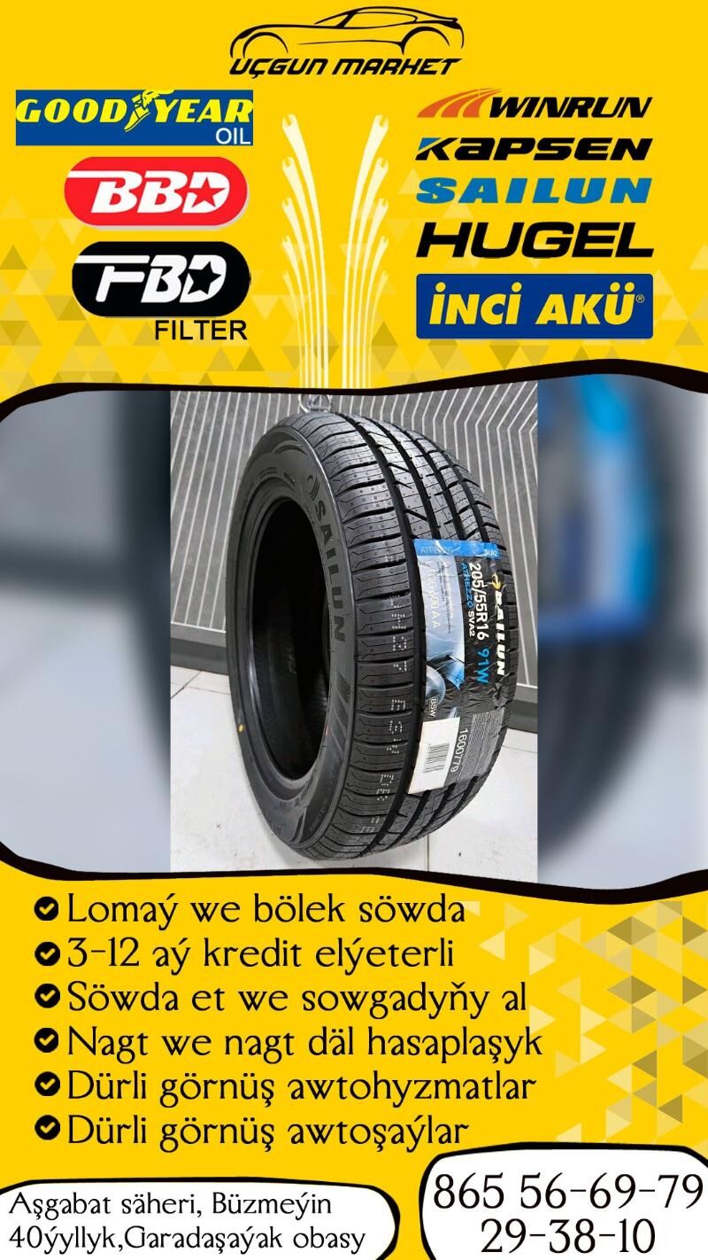 💥DURLI TEKERLER💥215/60/16💥 460 TMT - Aşgabat - img 6