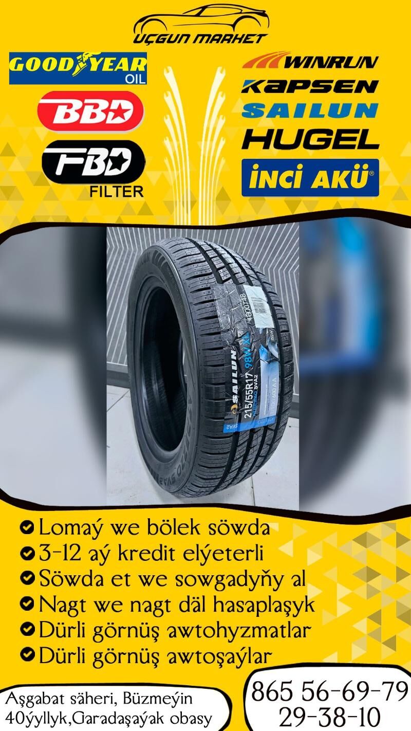 💥DURLI TEKERLER💥215/60/16💥 460 TMT - Aşgabat - img 9