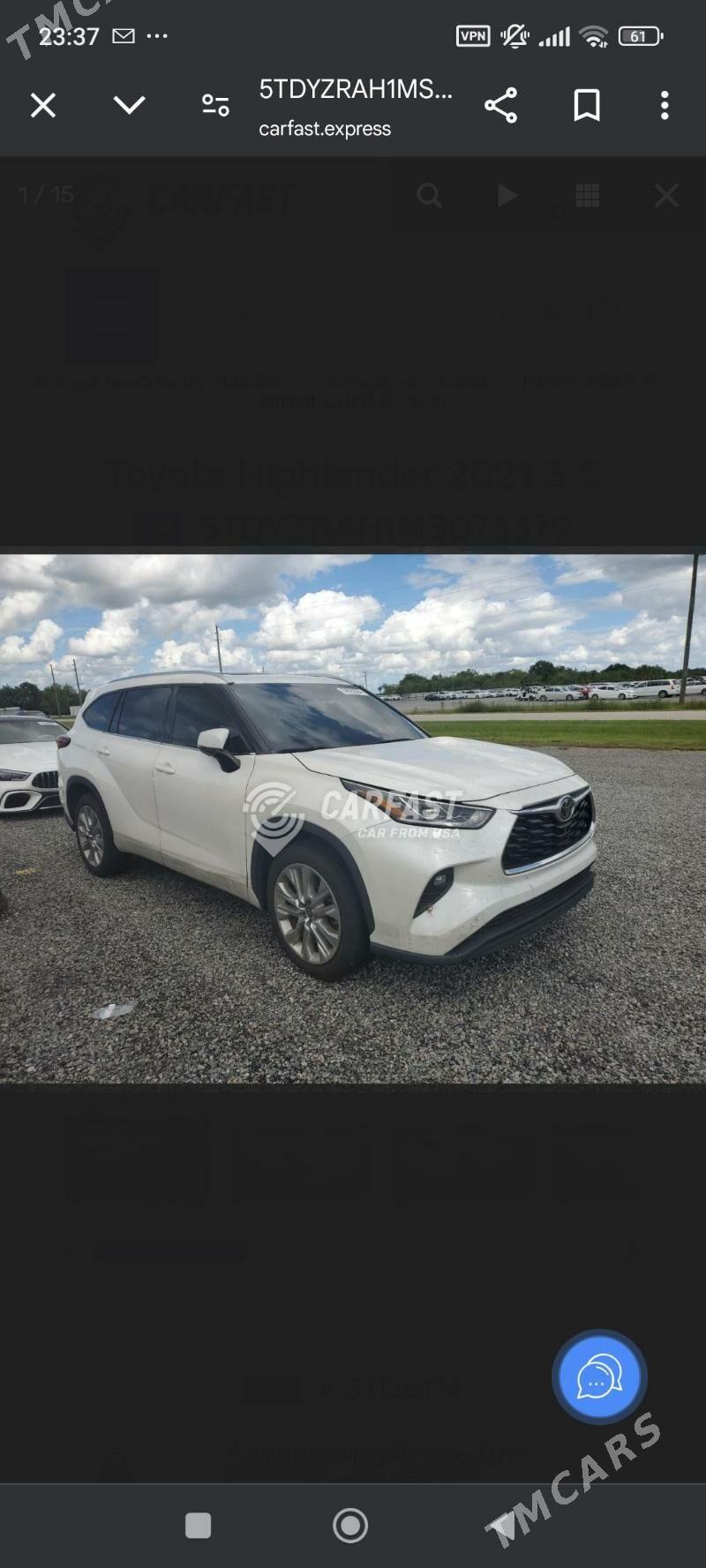 Toyota Highlander 2021 - 685 000 TMT - Parahat 7 - img 7
