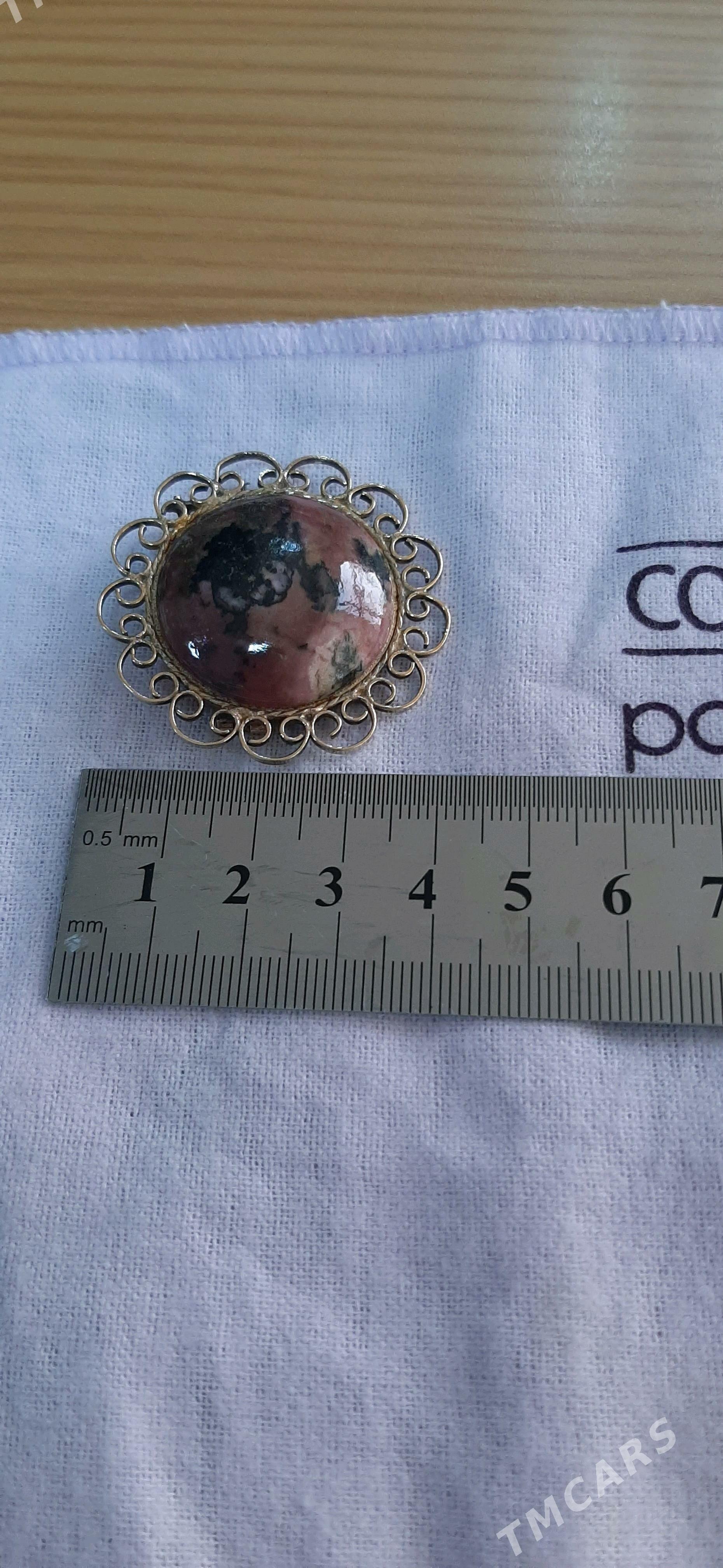 Брошь, СССР - Podwoýski köç. (Bitarap Türkmenistan şaýoly) - img 4