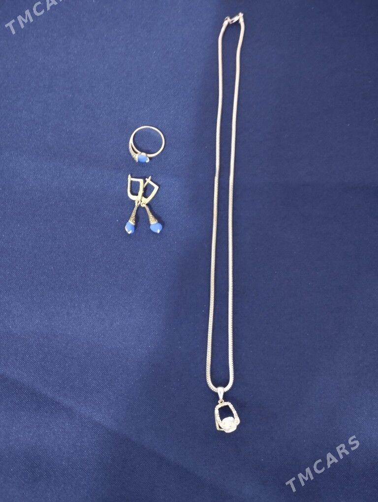 цепочка и кольцо и серьги - Daşoguz - img 2