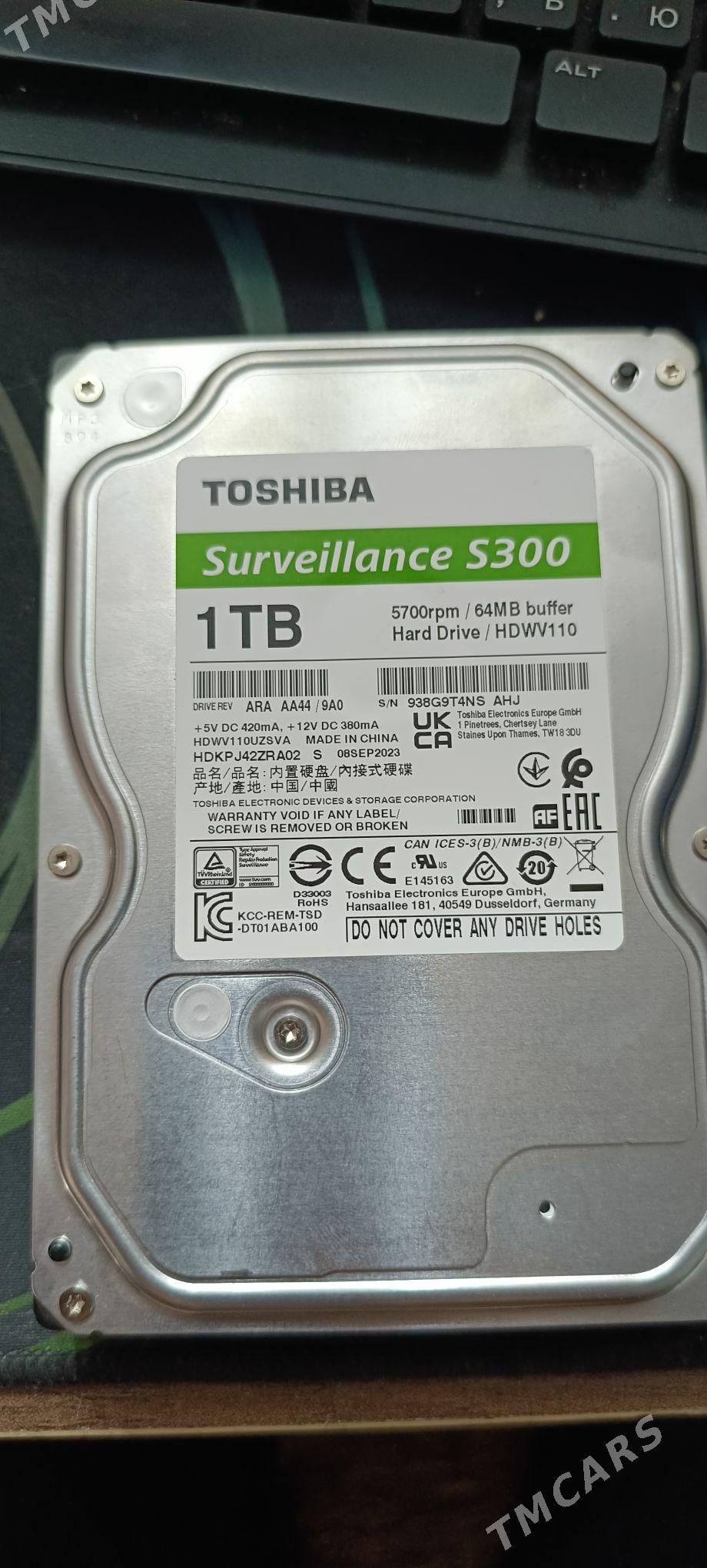 Жесткий диск TOSHIBA 1TB - 30 мкр - img 3