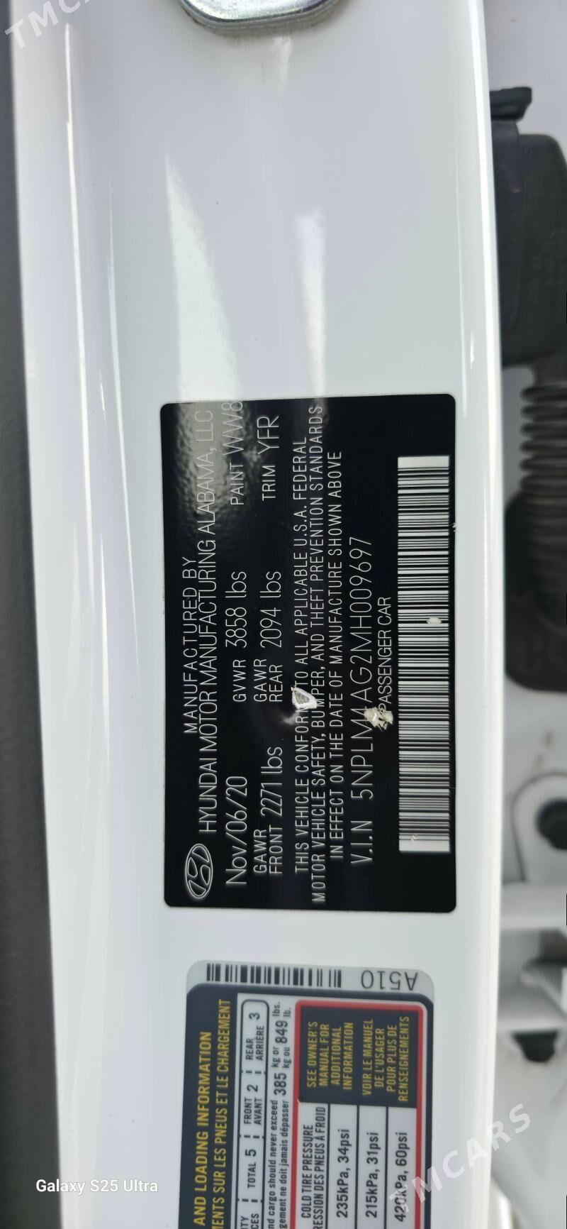 Hyundai Elantra 2021 - 245 000 TMT - Ашхабад - img 9