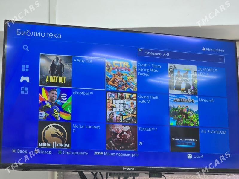 PLAYSTATION 4 SLIM ICI OYUNLY - Ашхабад - img 2