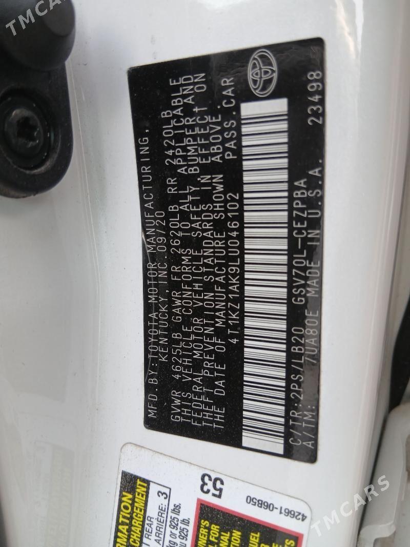 Toyota Camry 2020 - 405 000 TMT - Mary - img 1