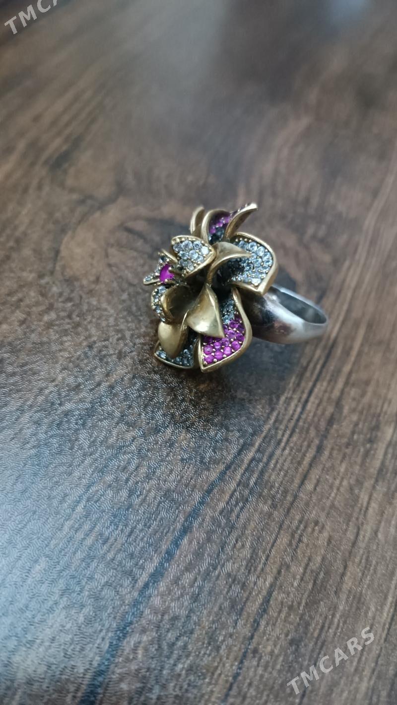 кольцо. серебро михеор - Ашхабад - img 2