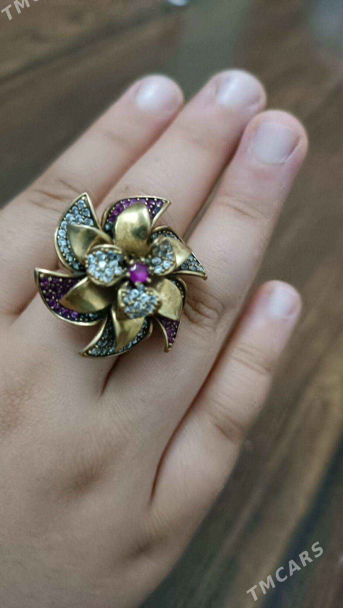 кольцо. серебро михеор - Ашхабад - img 1