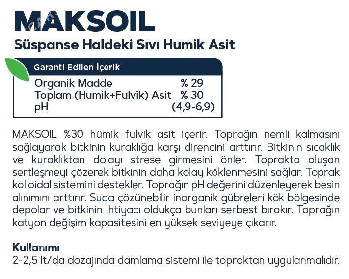 MAKSOIL Süspanse Haldeki Sıvı Humik Asit - Aşgabat - img 3