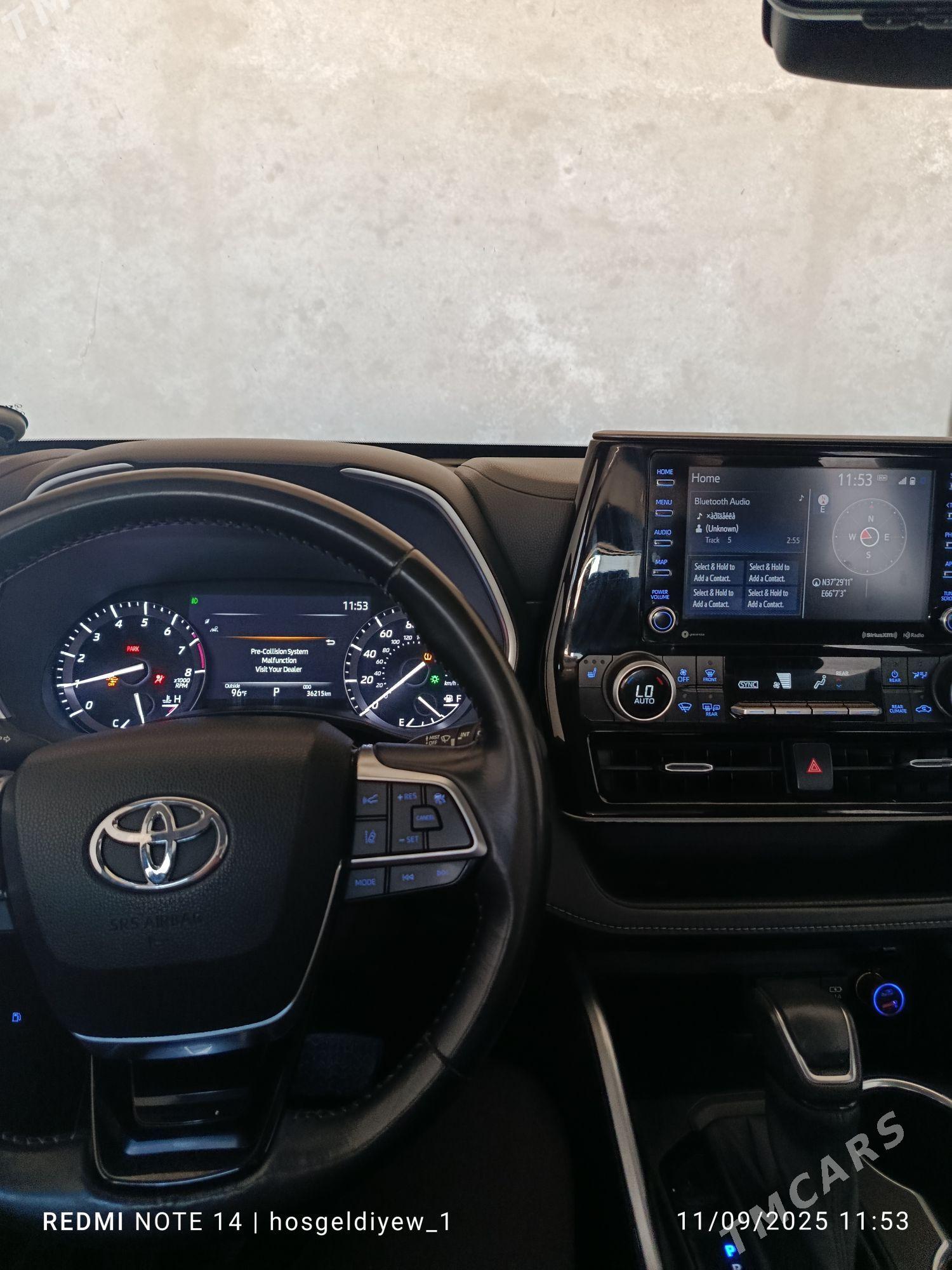 Toyota Highlander 2022 - 555 000 TMT - Койтендаг - img 1