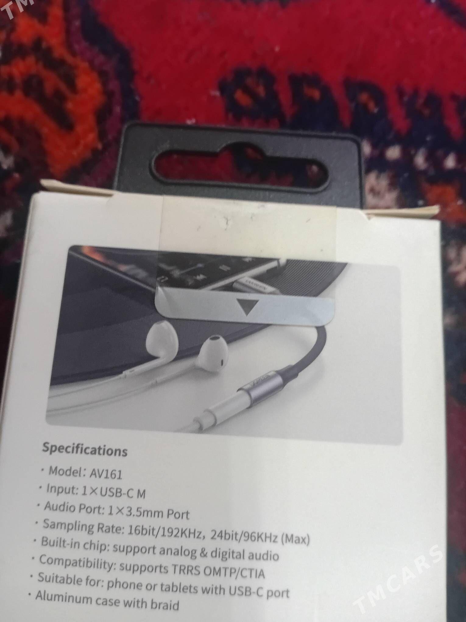 USB-C на 3.5MM переходник - Ашхабад - img 2
