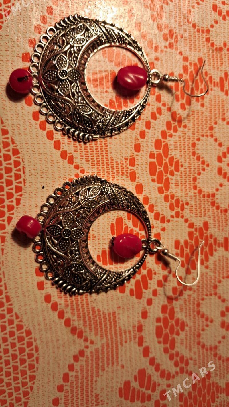 Серьги бижутерия - Ашхабад - img 7