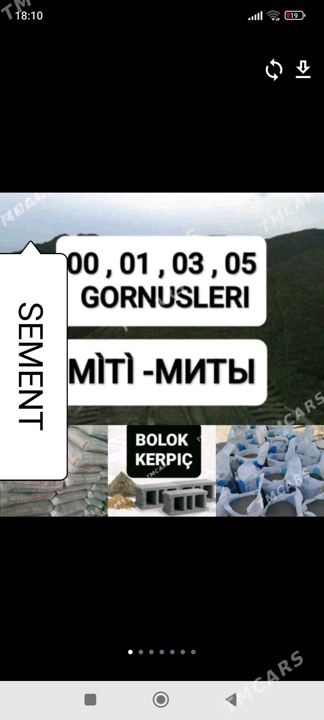 SEMENT MITI KERPIÇ GUM ÇÄGE DERS PULPA SEBEN SEBIL NALOWKA GRAWY KERAMSIT - Ашхабад - img 2