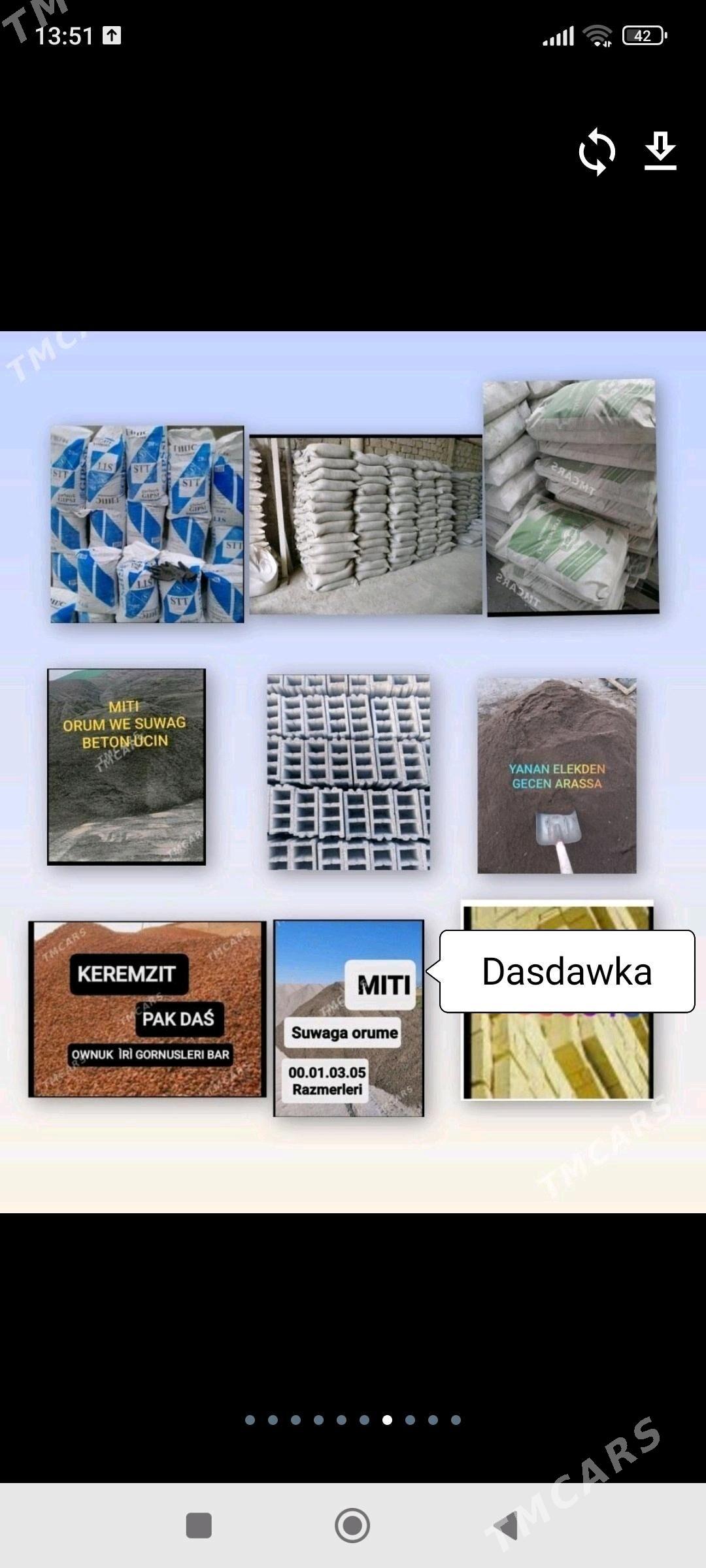 SEMENT MITI KERPIÇ GUM ÇÄGE DERS PULPA SEBEN SEBIL NALOWKA GRAWY KERAMSIT - Ашхабад - img 9