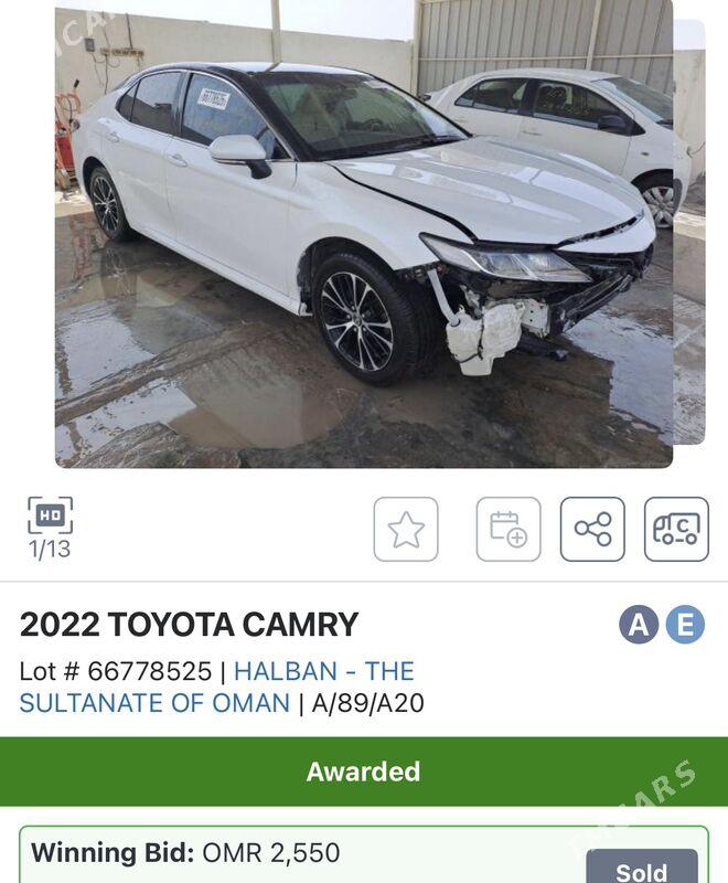 Toyota Camry 2022 - 265 000 TMT - Мары - img 8