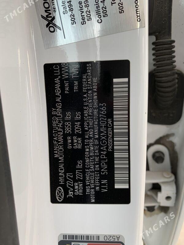 Hyundai Elantra 2021 - 255 500 TMT - Мары - img 10